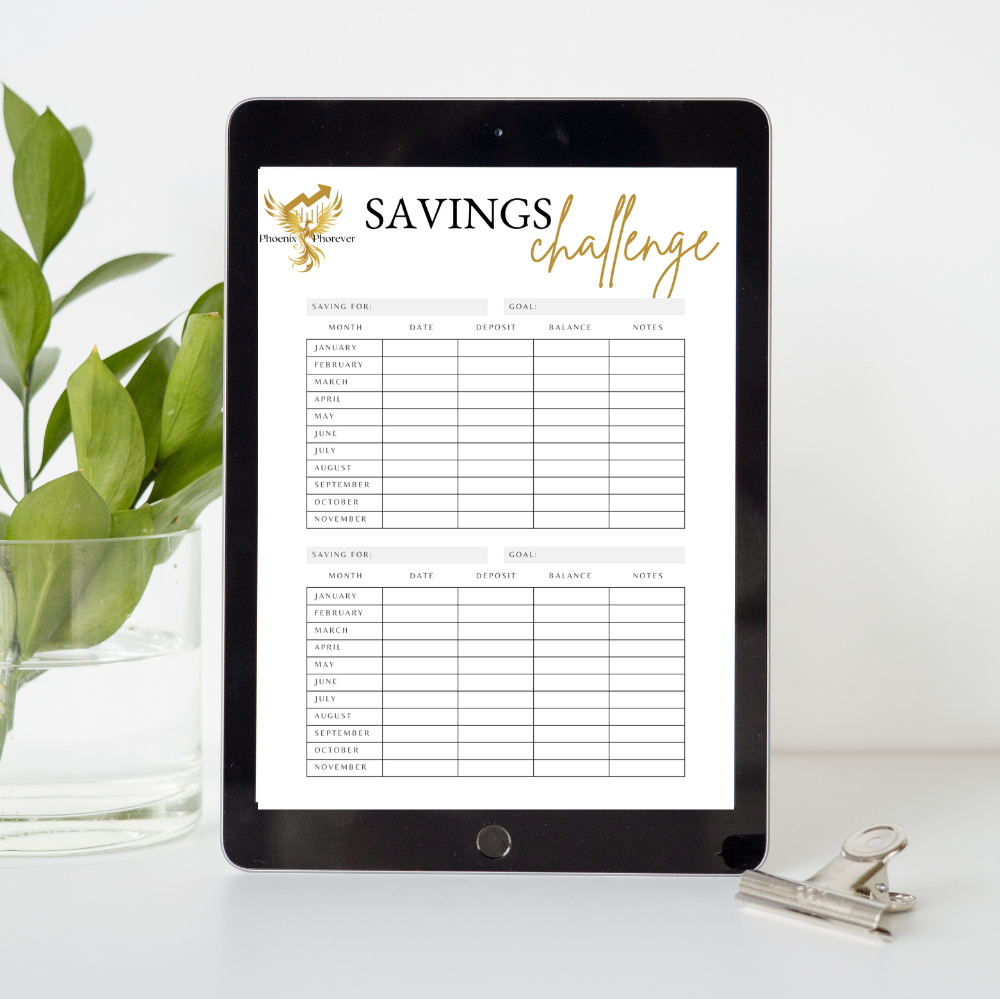 Savings Challenge Sheet