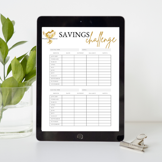 Savings Challenge Sheet